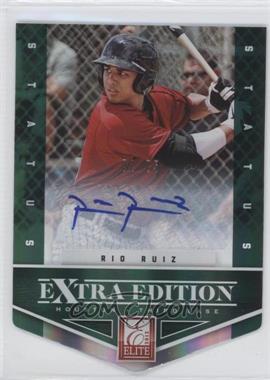 2012 Elite Extra Edition - [Base] - Status Emerald Die-Cut Signatures #77 - Rio Ruiz /25