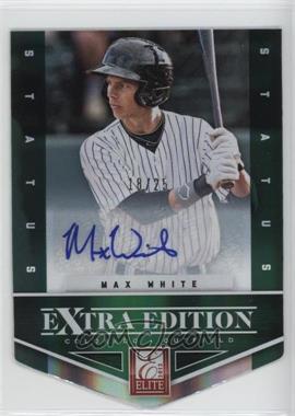 2012 Elite Extra Edition - [Base] - Status Emerald Die-Cut Signatures #9 - Max White /25