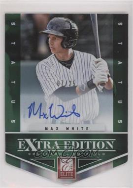 2012 Elite Extra Edition - [Base] - Status Emerald Die-Cut Signatures #9 - Max White /25