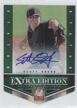 2012 Elite Extra Edition - [Base] - Status Emerald Die-Cut Signatures #96 - Scott Oberg /25