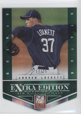 2012 Elite Extra Edition - [Base] - Status Emerald Die-Cut #100 - Andrew Lockett /25