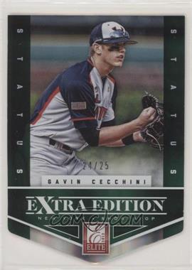2012 Elite Extra Edition - [Base] - Status Emerald Die-Cut #108 - Gavin Cecchini /25
