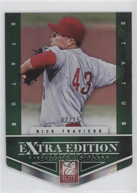 2012 Elite Extra Edition - [Base] - Status Emerald Die-Cut #11 - Nick Travieso /25