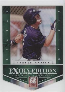 2012 Elite Extra Edition - [Base] - Status Emerald Die-Cut #141 - Tanner Rahier /25