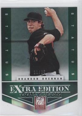 2012 Elite Extra Edition - [Base] - Status Emerald Die-Cut #176 - Brandon Brennan /25