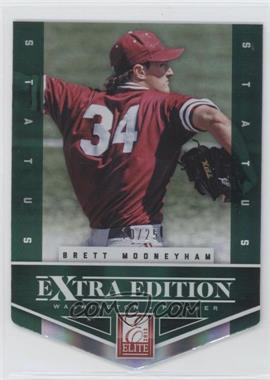 2012 Elite Extra Edition - [Base] - Status Emerald Die-Cut #38 - Brett Mooneyham /25