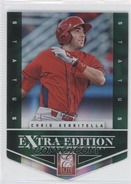 2012 Elite Extra Edition - [Base] - Status Emerald Die-Cut #53 - Chris Serritella /25