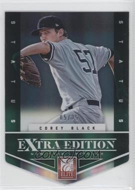 2012 Elite Extra Edition - [Base] - Status Emerald Die-Cut #54 - Corey Black /25