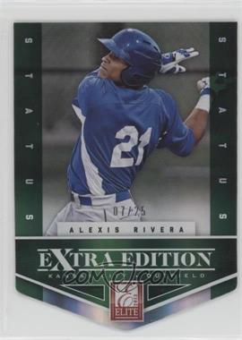 2012 Elite Extra Edition - [Base] - Status Emerald Die-Cut #82 - Alexis Rivera /25