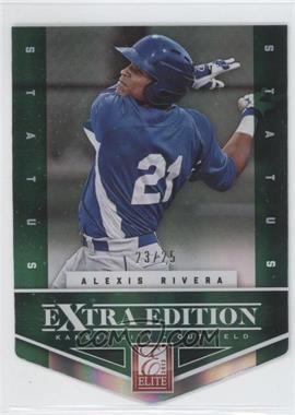 2012 Elite Extra Edition - [Base] - Status Emerald Die-Cut #82 - Alexis Rivera /25