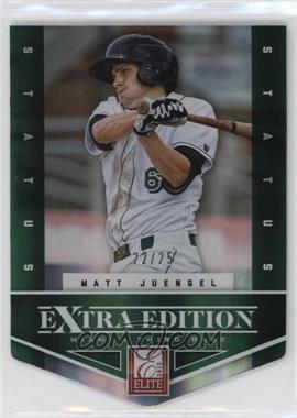 2012 Elite Extra Edition - [Base] - Status Emerald Die-Cut #85 - Matt Juengel /25