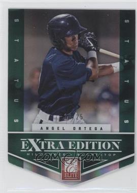 2012 Elite Extra Edition - [Base] - Status Emerald Die-Cut #93 - Angel Ortega /25