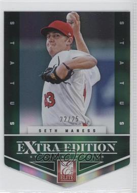 2012 Elite Extra Edition - [Base] - Status Emerald Die-Cut #94 - Seth Maness /25