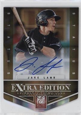 2012 Elite Extra Edition - [Base] - Status Gold Die-Cut Signatures #182 - Jake Lamb /5