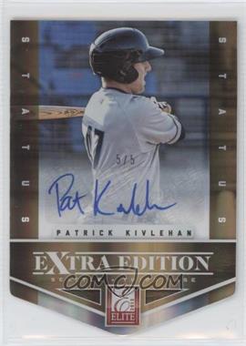 2012 Elite Extra Edition - [Base] - Status Gold Die-Cut Signatures #46 - Patrick Kivlehan /5