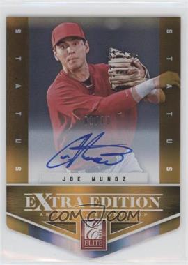 2012 Elite Extra Edition - [Base] - Status Orange Die-Cut Signatures #162 - Joe Munoz /10