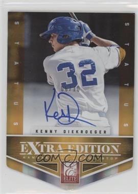 2012 Elite Extra Edition - [Base] - Status Orange Die-Cut Signatures #175 - Kenny Diekroeger /10 [Noted]