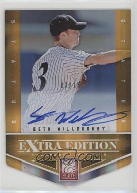 2012 Elite Extra Edition - [Base] - Status Orange Die-Cut Signatures #180 - Seth Willoughby /10