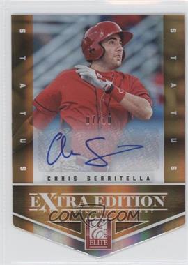 2012 Elite Extra Edition - [Base] - Status Orange Die-Cut Signatures #53 - Chris Serritella /10