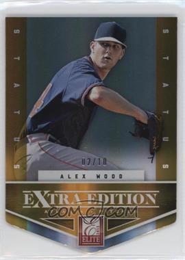 2012 Elite Extra Edition - [Base] - Status Orange Die-Cut #30 - Alex Wood /10