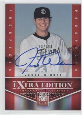 2012 Elite Extra Edition - [Base] #128 - Jesse Winker /494