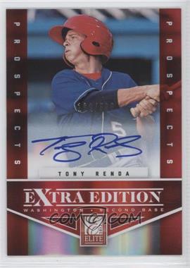 2012 Elite Extra Edition - [Base] #139 - Tony Renda /598