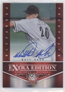 2012 Elite Extra Edition - [Base] #164 - Matt Koch /795 [EX to NM]