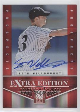 2012 Elite Extra Edition - [Base] #180 - Seth Willoughby /749