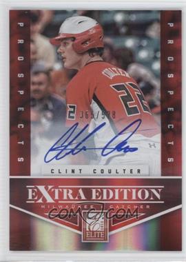 2012 Elite Extra Edition - [Base] #187 - Clint Coulter /528