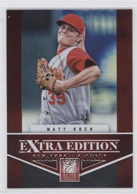 2012 Elite Extra Edition - [Base] #34 - Matt Koch