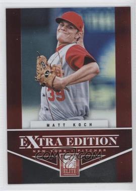 2012 Elite Extra Edition - [Base] #34 - Matt Koch