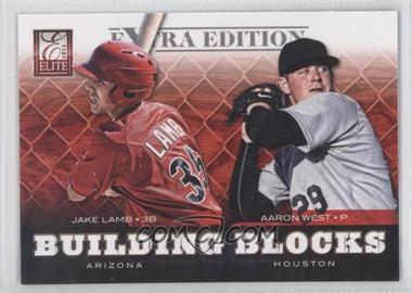 2012 Elite Extra Edition - Building Blocks Dual #11 - Aaron West, Jake Lamb