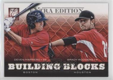 2012 Elite Extra Edition - Building Blocks Dual #12 - Brady Rodgers, Deven Marrero