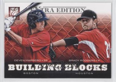 2012 Elite Extra Edition - Building Blocks Dual #12 - Brady Rodgers, Deven Marrero