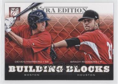 2012 Elite Extra Edition - Building Blocks Dual #12 - Brady Rodgers, Deven Marrero