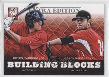 2012 Elite Extra Edition - Building Blocks Dual #12 - Brady Rodgers, Deven Marrero