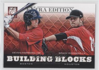 2012 Elite Extra Edition - Building Blocks Dual #12 - Brady Rodgers, Deven Marrero