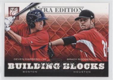 2012 Elite Extra Edition - Building Blocks Dual #12 - Brady Rodgers, Deven Marrero