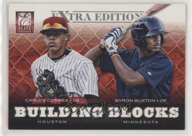 2012 Elite Extra Edition - Building Blocks Dual #15 - Byron Buxton, Carlos Correa