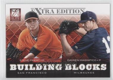 2012 Elite Extra Edition - Building Blocks Dual #18 - Steve Okert, Damien Magnifico