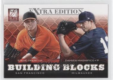 2012 Elite Extra Edition - Building Blocks Dual #18 - Steve Okert, Damien Magnifico