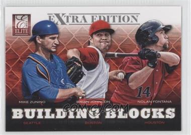 2012 Elite Extra Edition - Building Blocks Trio #4 - Nolan Fontana, Brian Johnson, Mike Zunino