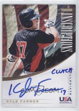 2012 Elite Extra Edition - Collegiate National Team Inscriptions #7 - Kyle Farmer /10