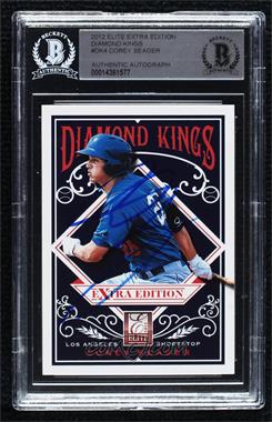 2012 Elite Extra Edition - Diamond Kings #DK-4 - Corey Seager [BAS Authentic]