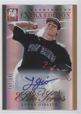 2012 Elite Extra Edition - Elite Series - Signatures #14 - Lucas Giolito /149