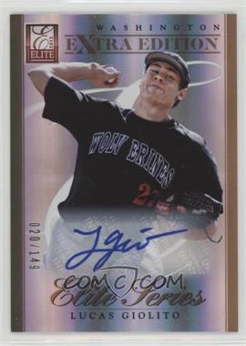 2012 Elite Extra Edition - Elite Series - Signatures #14 - Lucas Giolito /149