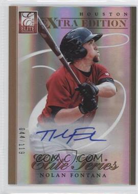 2012 Elite Extra Edition - Elite Series - Signatures #20 - Nolan Fontana /119