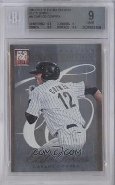 2012 Elite Extra Edition - Elite Series #6 - Carlos Correa [BGS 9 MINT]