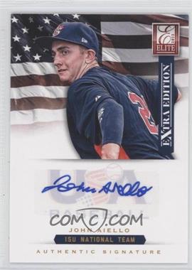 2012 Elite Extra Edition - USA Baseball 15U Team Signatures #1 - John Aiello /125