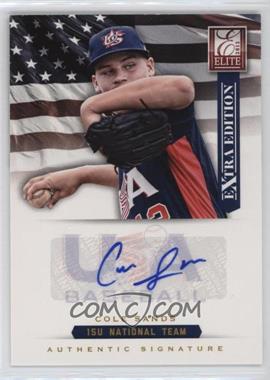 2012 Elite Extra Edition - USA Baseball 15U Team Signatures #18 - Cole Sands /125